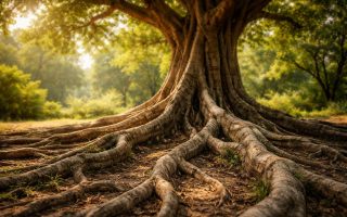 figuier-racines-epaisses-texture-nature