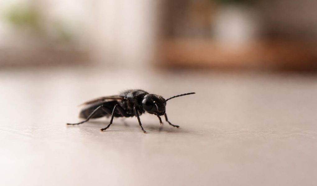 insecte-noir-surface-claire-interieur