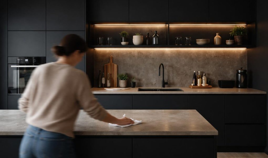 cuisine-moderne-noir-mat-elegante