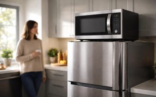 micro-onde-refrigerateur-cuisine-elegante