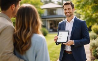 agent-immobilier-tablette-couple-jardin