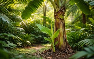 bananier-croissance-jardin-tropical-feuillage
