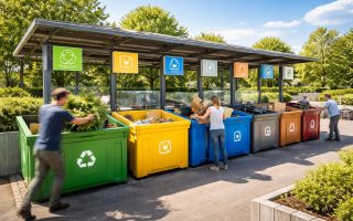 dechetterie-moderne-bacs-recyclage-arbres