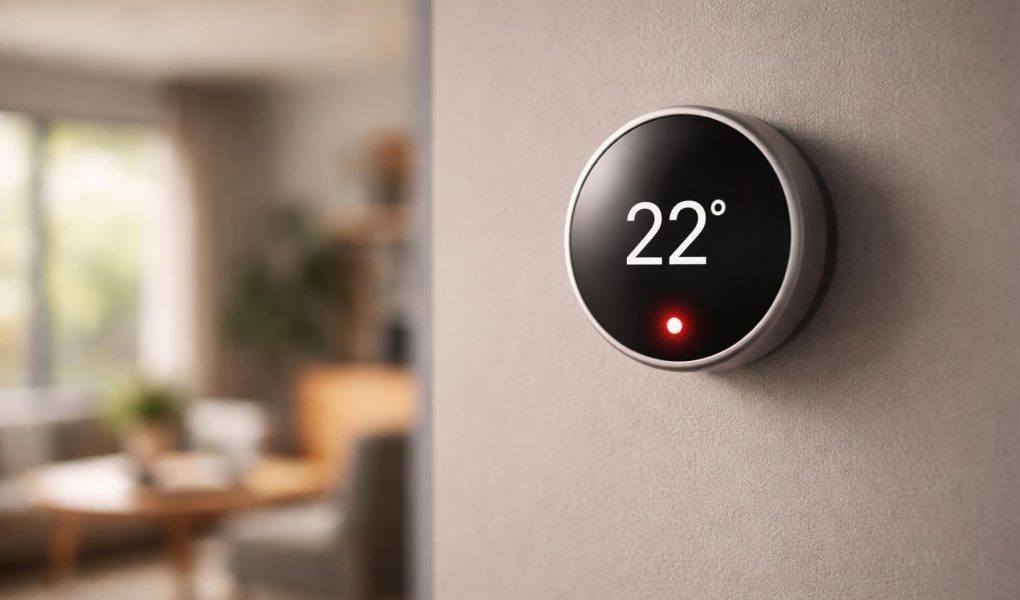 thermostat-moderne-voyant-rouge-maison