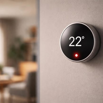 thermostat-moderne-voyant-rouge-maison