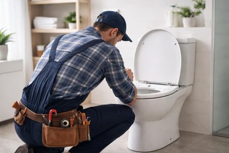 plombier-agenouille-toilettes-salle-bain